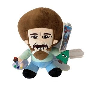 Phunny BOB ROSS Doll Artist Plush Small 9" Kidrobot Painter